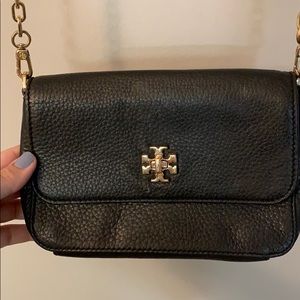Tory Burch Black Leather Clutch